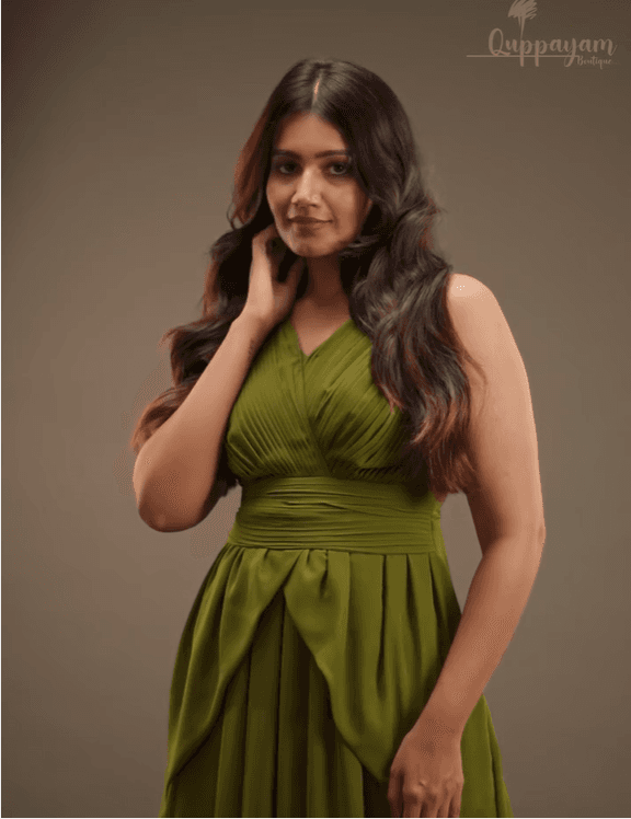 Hari Bela Frock (Green Elegance)