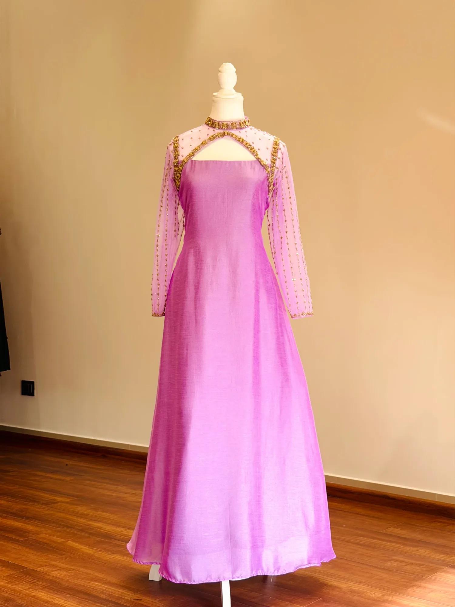 Premium Vichitra Silk A-Line Top