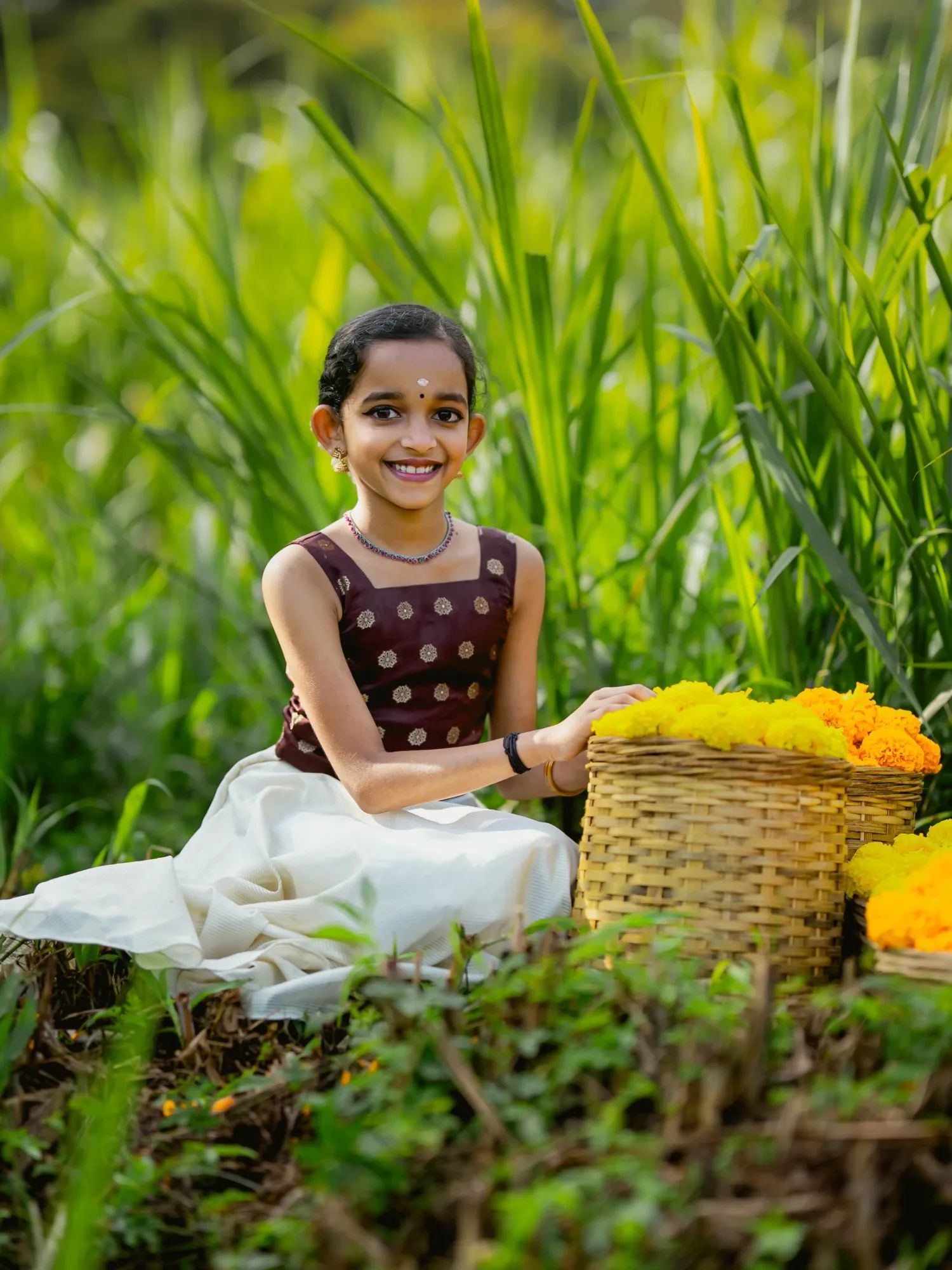 Little Onam Blossoms — Quppayam Boutique outfit 3