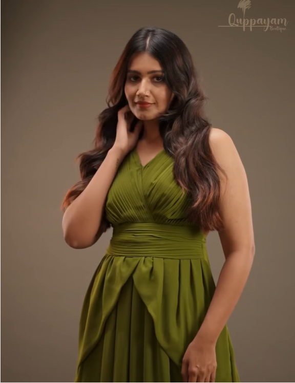 Hari Bela Frock (Green Elegance)